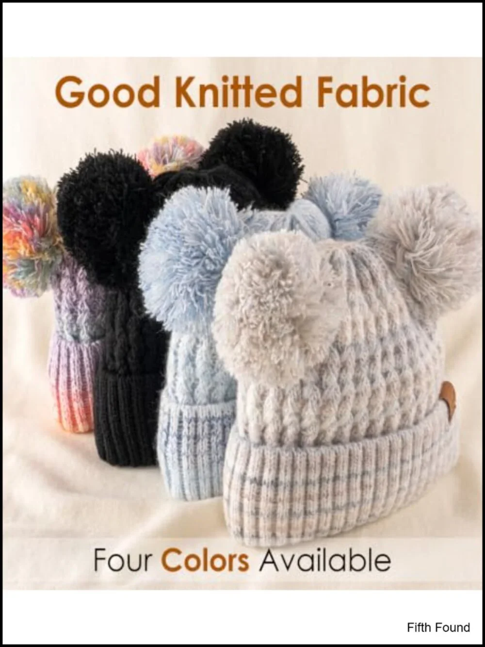 Kids Winter Hat Gloves Scarf Earmuffs 4Pc Set Acrylic Polyester